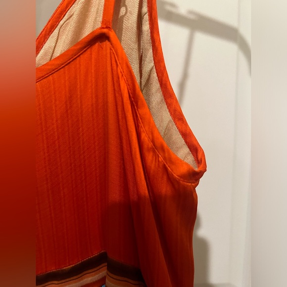 🌺🌺Anthropologie Tanvi Kedia V-Neck
Silky Colorblock Midi Dress - Picture 8 of 17